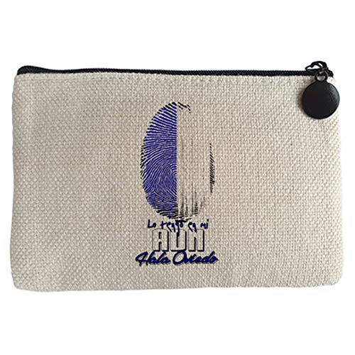 Diver Bebé Monedero lo tengo en mi ADN Oviedo fútbol - Beige, 15 x 10 cm