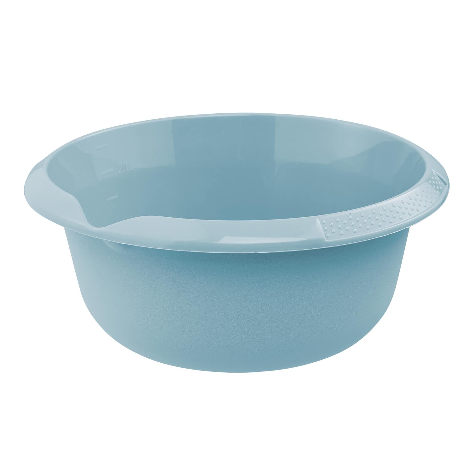 keeeper Universal-Schüssel mit Ausguss, Rund, 2,5 l, Ø 24 cm, Björk, Nordic Blue
