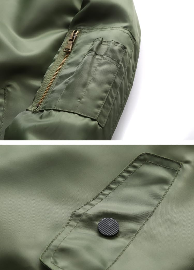 Amazon | [Snughom] ma1 フライトジャケット メンズ フライト MA-1