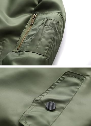 Amazon | [Snughom] ma1 フライトジャケット メンズ フライト MA-1