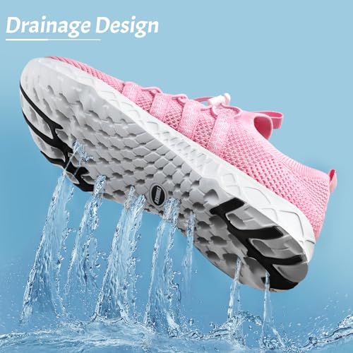 Image of ATHMILE Water Shoes for Men Women Barefoot Hiking Swim River Beach Knit | Adult Lake Pool Aqua Socks Quick Dry for Hiking Surfing Kayaking Sport Accessories Camping Must Haves
