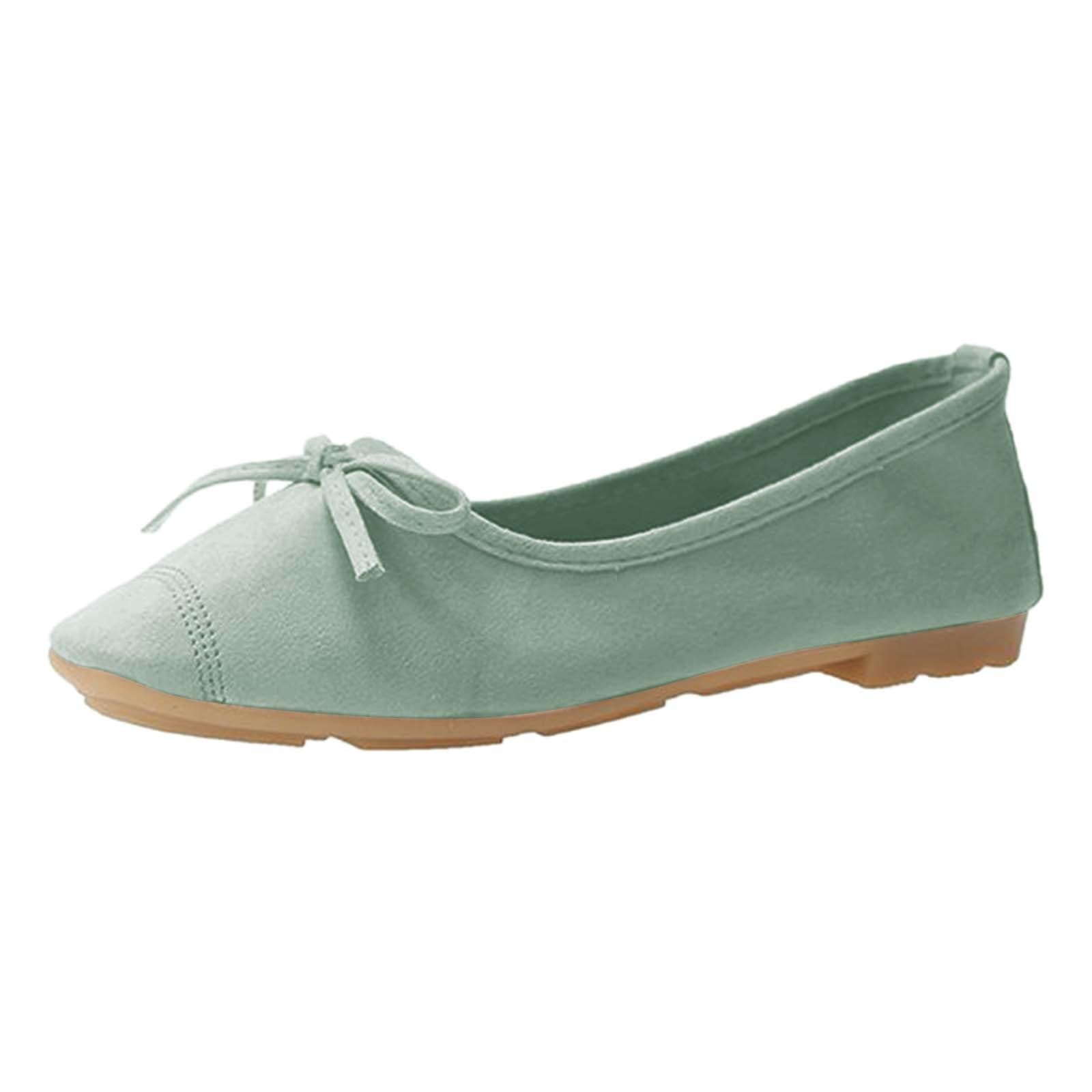Chaussures de bateau plates et escarpins pointus sans talon - 7