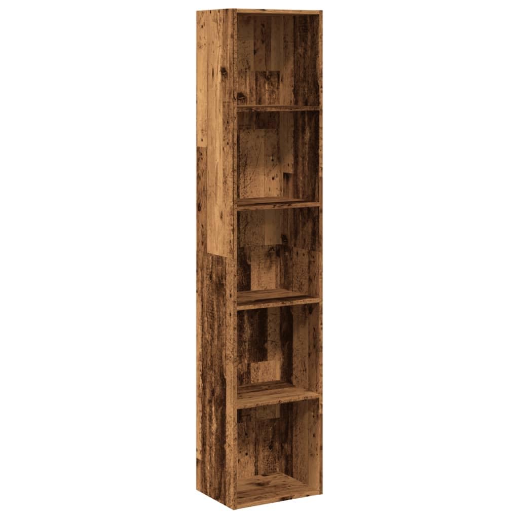 vidaXL Bookcase, Storage Cabinet for Living Room, Book Shelf for Display, Book Rack, Cupboard, Modern Style, Old Wood Engineered Wood — image 1