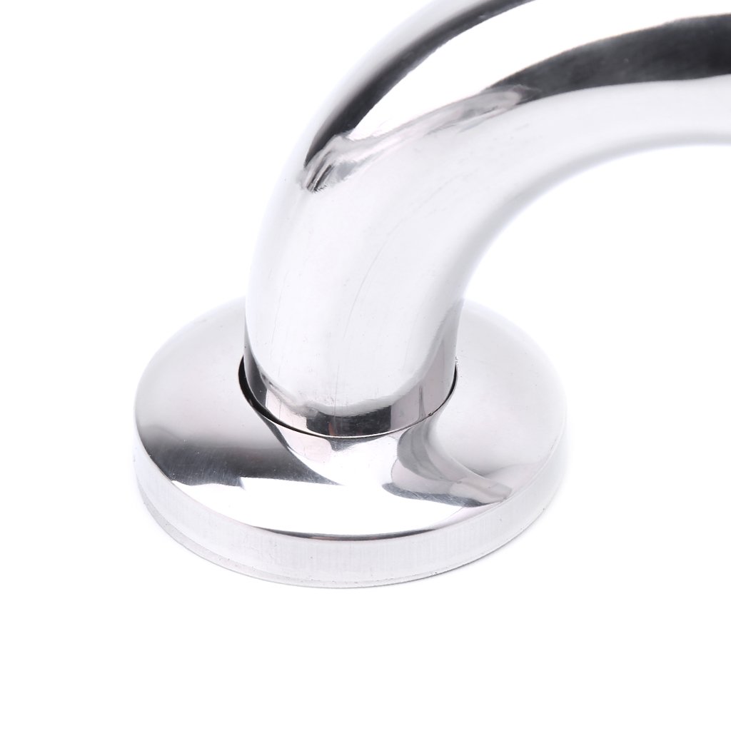 JOYKK 50 cm Baño de Acero Inoxidable Tina de barandilla Barra de Agarre Ducha Soporte de Seguridad Manija Toallero - Plateado
