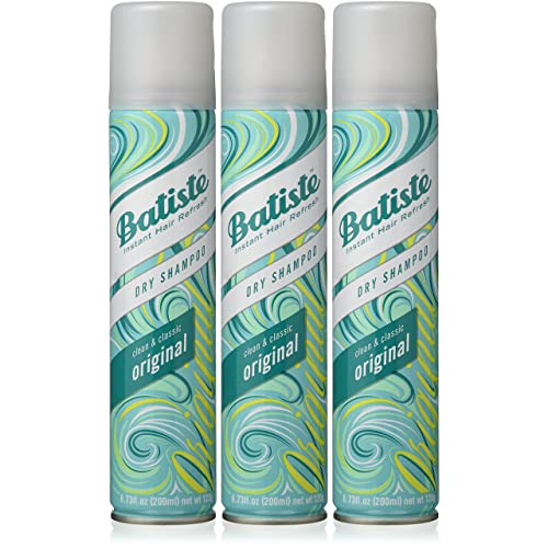 Batiste Dry Shampoo, Original Fragrance, Refresh Hair And Absorb Oil Between Washes, Waterless Shampoo For Added Hair Texture And Body, 6.35 Oz Dry Shampoo Bottle #TOP30