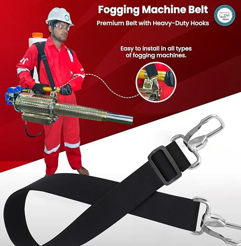 Image of DVI Heavy‑Duty Adjustable Fogging Machine Belt - Premium Nylon Strap with High‑Strength Metal Hooks, Fits All Fogging Machines for Safe & Easy Carry