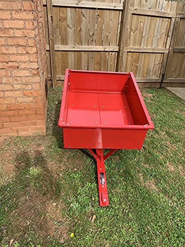 Haul Master 10 Cu. Ft Dump Tilt Trailer Cart for Lawn Garden with Removable Tailgate 600 lb Capacity - Thumbnail 7