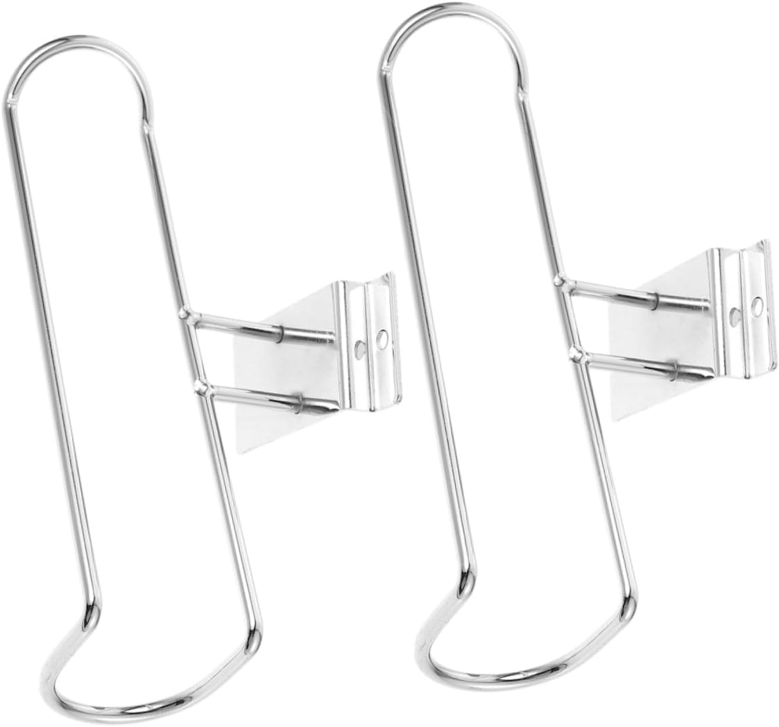 LIOOBO Skate Rack Ice Mounted Inline Skates Stand Material Hang Skating er Wall Support Display Silver
