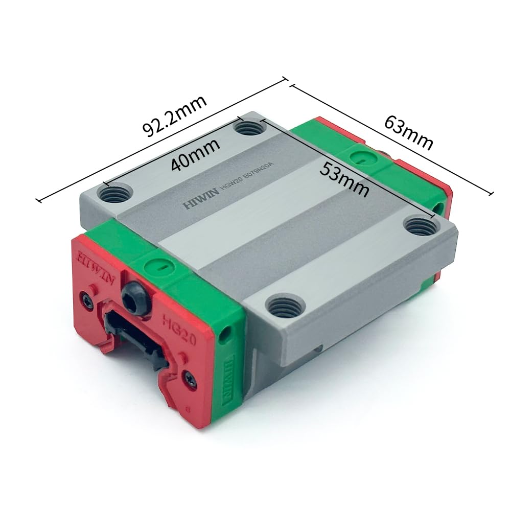 HIWIN Linear Guide Slider HGW20 HGW20CC HGW20HC (1, HGW20HC(Only block))