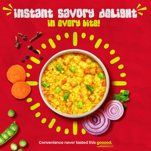 Image of Saffola Cuppa Oats, Magic Masala | Tasty Mazedaar Snack | Just add hot water | Goodness of Jowar & Veggies | No Maida, No Added Preservatives | Helps Manage Weight | 52g (Pack of 3)