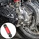 Motorrad Bremsleitungsadapter VerläNgerung - Metall BremsöLleitung, HitzebestäNdig Und Stabil, BremsleitungsanschlüSse FüR MotorradzubehöR, Rot