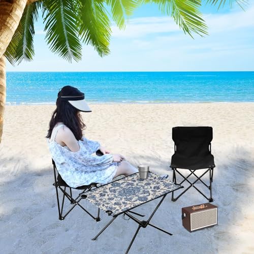 Mesa de Camping Plegable GOODOLD Camping Folding Tables Portátil con Bolsa de Transporte para Playa y Aire Libre miniatura 6