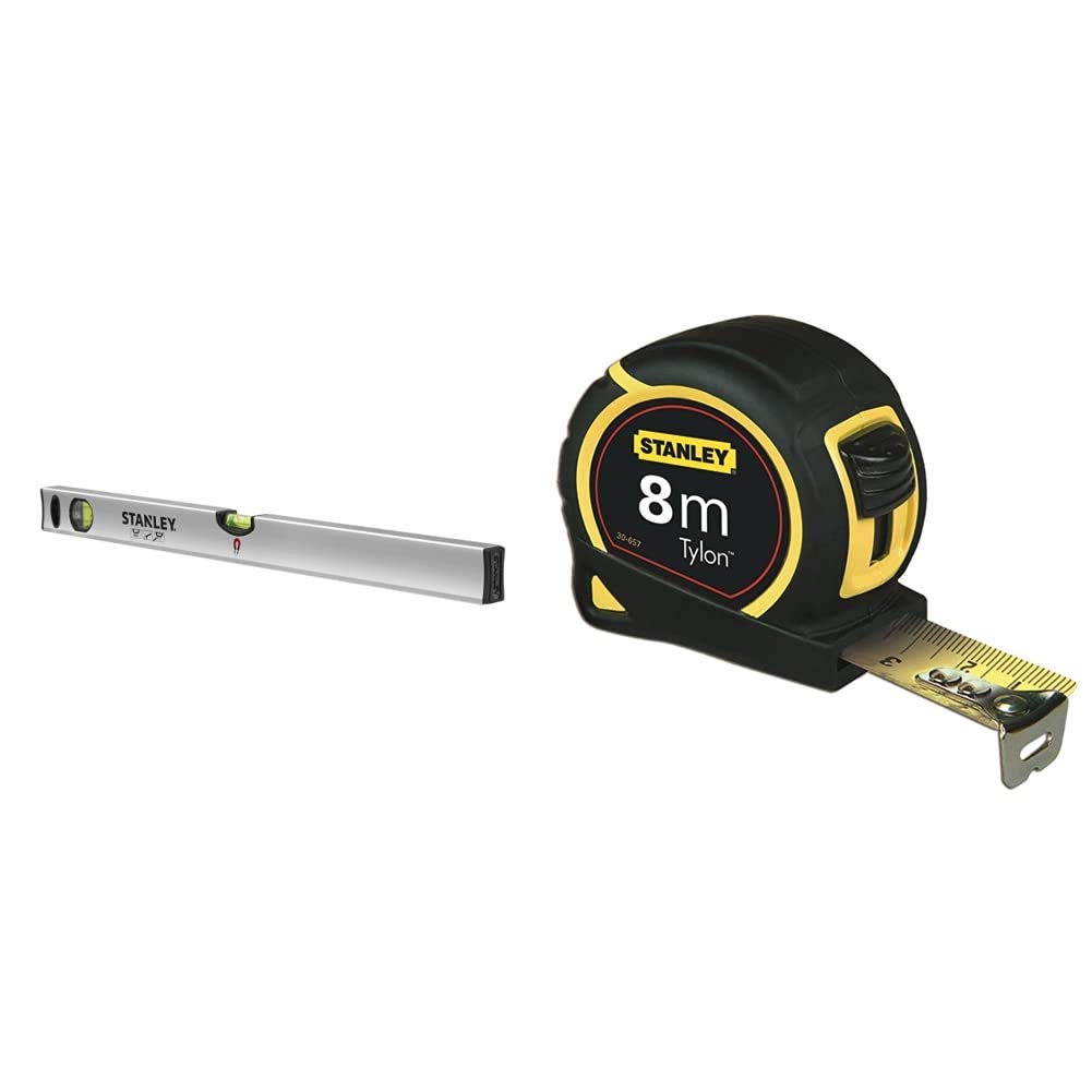STANLEY STHT1-43111 Classic Level Magnetic, 60 cm + 1-30-657 Tylon Flexometer 8 m x 25 mm