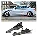 Compatible For BMW E60 M5 F10 G30 F22 F23 F87 M2 F32 F33 F36 F82 M4 E90 E92 F30 M3 Carbon Fiber Side Skirts Sport Styling Side Spoiler(Gloss Black)