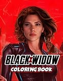 Black Widow Coloring Book: Interesting coloring book suitable for all ages, helping to reduce stress after studying, working tiring.–30+ GIANT Great Pages with Premium Quality Images.