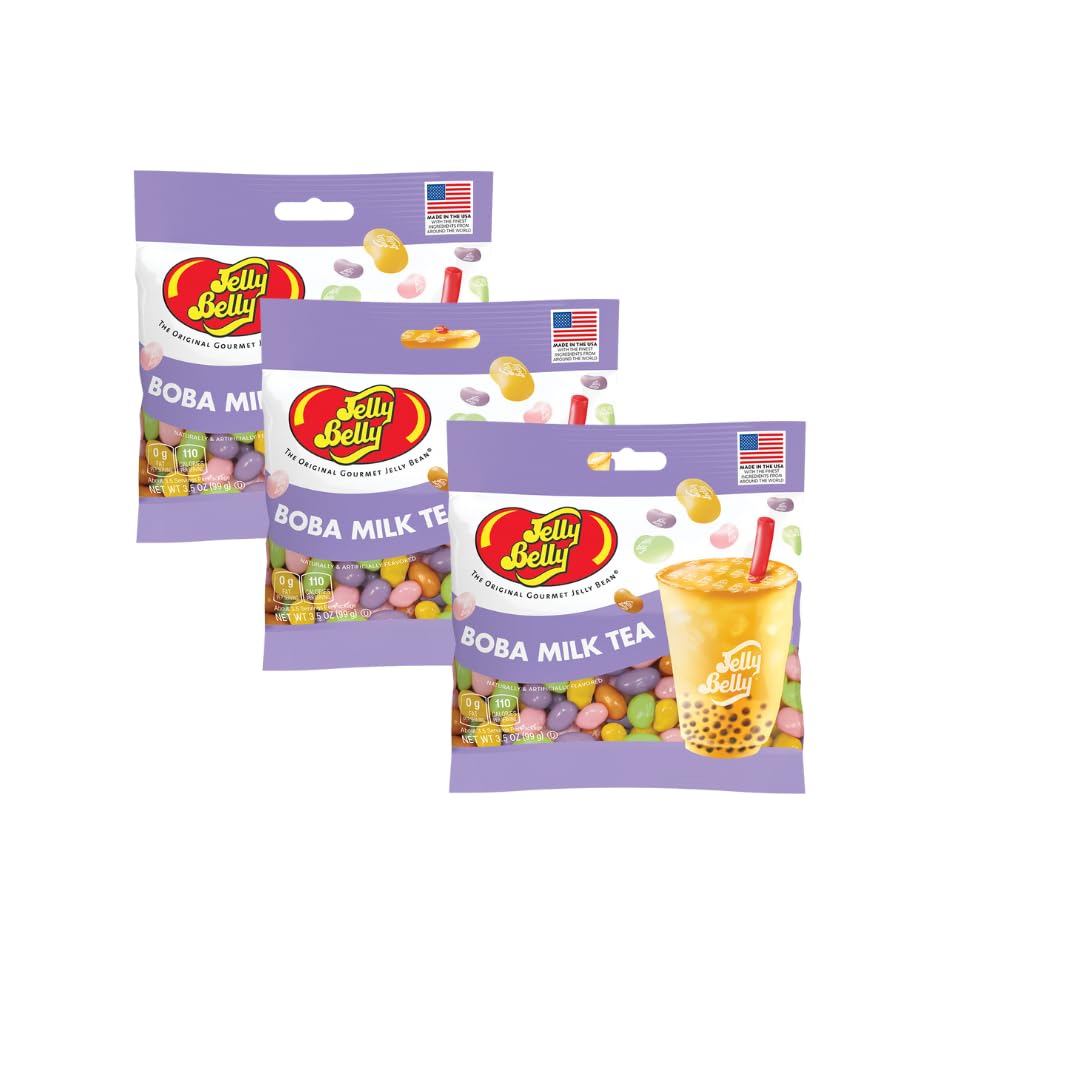 Jelly Belly- 3 Pack - 3.5 oz each, Beverage (Boba Tea)