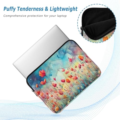 Funda para Laptop 13-14 Pulgadas con Diseño de Flores miniatura 5