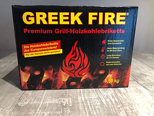 Greek Fire Holzkohle-Briketts 3,5 kg für...