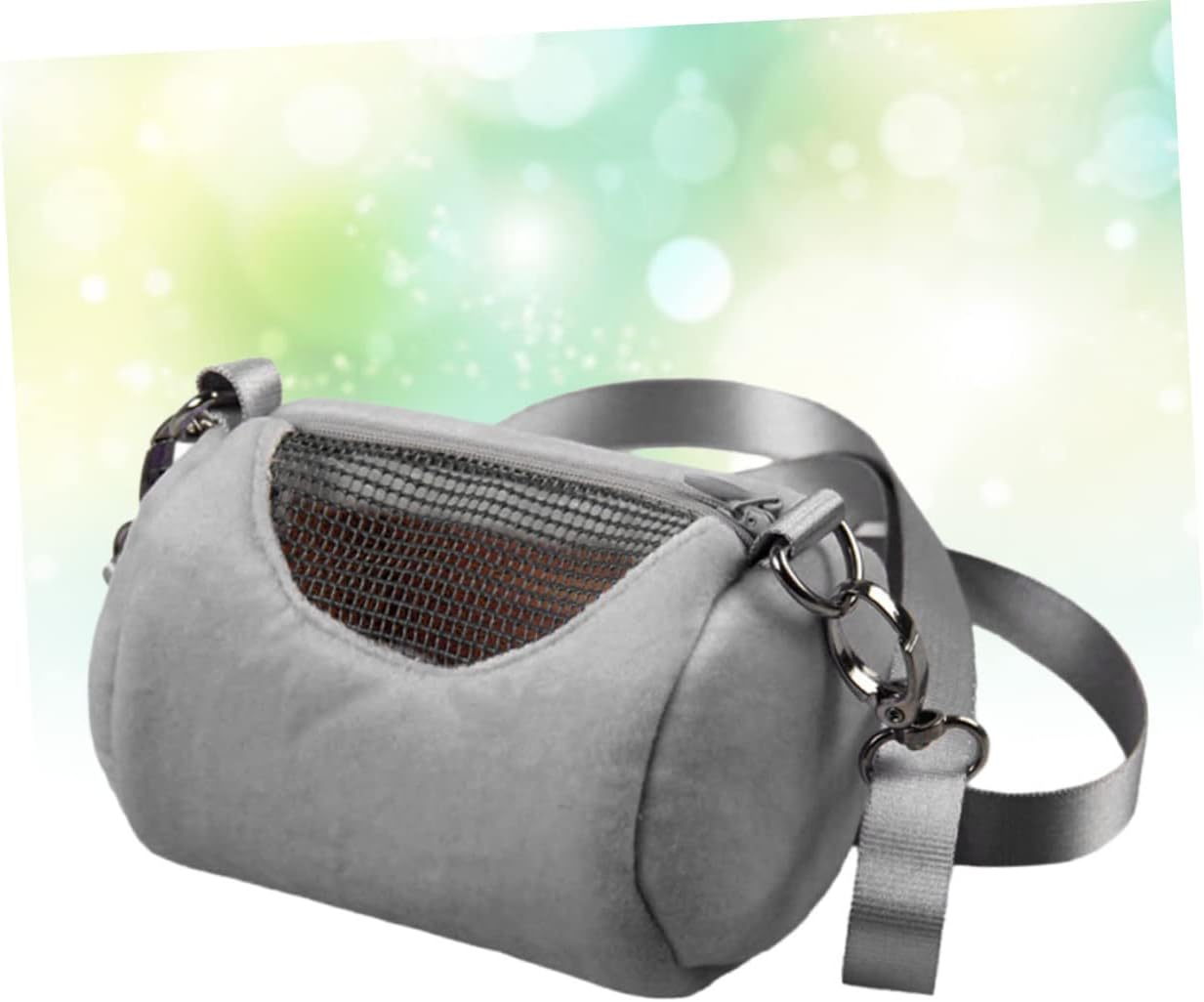 FRCOLOR 2pcs Portable Grey Hamster Carrier Bag Outdoor Travel Pet Backpack for Animals for Sightseeing and Camping