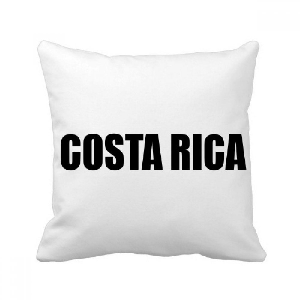 Coussin oreiller Costa Rica noir 40x40cm housse insert déco canapé maison