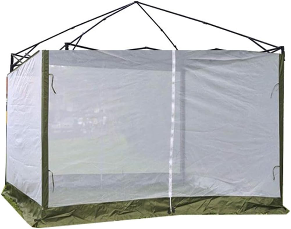 Zanzariera pieghevole per veranda, gazebo, cortile, gazebo, zanzariera, tenda da campeggio pieghevole da appendere al fianco dell'ombrellone