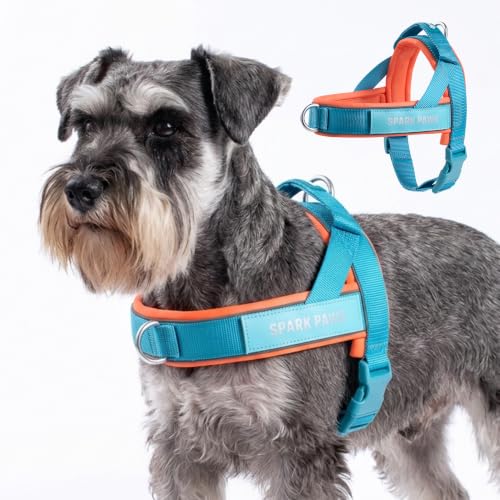 Image of Spark Paws No Pull Front Clip Dog Harness - Easy On, Padded and Lightweight