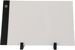 Karlak A4 Light Board Adjustable Brightness LED Tracing Light Box for Art Projects Portable Design with 3 Levels of Brightness