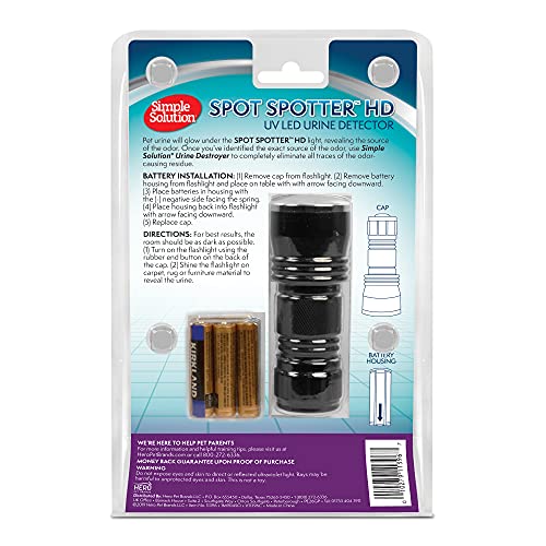 Simple Solution Spot Spotter Hd Uv Led Urine Detector | Spot And Eliminate Pet Urine Stains And Odors | 1 Light #TOP7