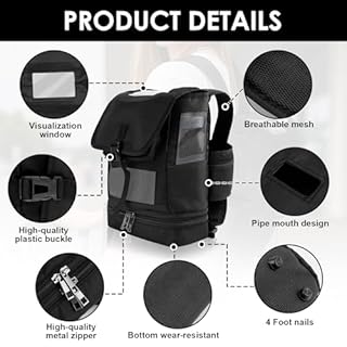 MKYSZLT Upgraded Oxygen Concentrator Backpack Compatible with Inogen One G5 and Inogen Rove 6,Portable Lightweight Oxygen Machine Carrier Rucksack Carrying Bag for Walking Travel Outdoor (Bag Only)