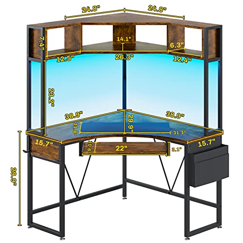 Sedeta SDR-CORNER DESK Desk, Small Computer Desk thumb #1