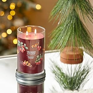 Yankee Candle Cranberry Chutney Scented Signature 20oz Large Tumbler 2 Wick Candle Over 60 Hours of Burn Time