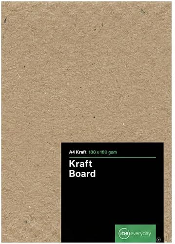 Kraft Paper 235g A4 Size for Crafting and Printing - 100 Sheets
