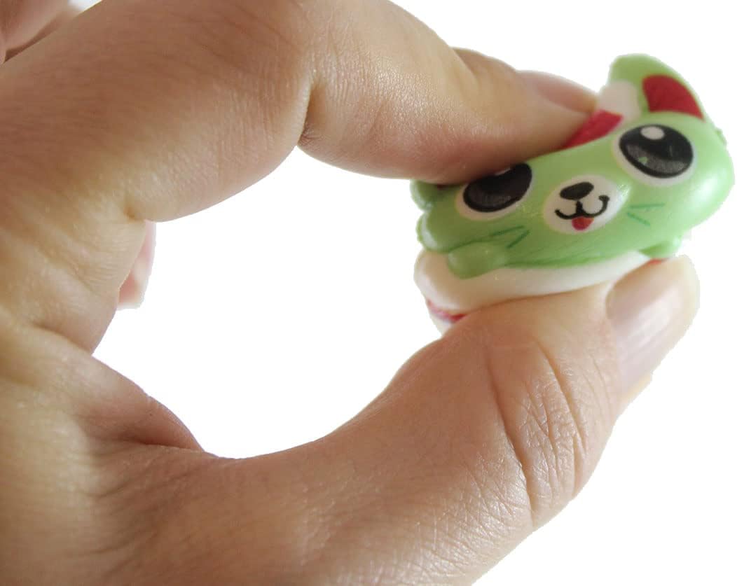 Set of 24 Mini Winter Animal Themed Slow Rise Squishy Toys - (6 Styles) Memory Foam Squish Stress Ball - Winter Christmas