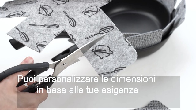 Set 10 Sottopentola In Feltro Antigraffio 26 Cm, Proteggi Mobili E Stoviglie, Isolante Termico, Grigio – Per Cucine E Tavole Moderne