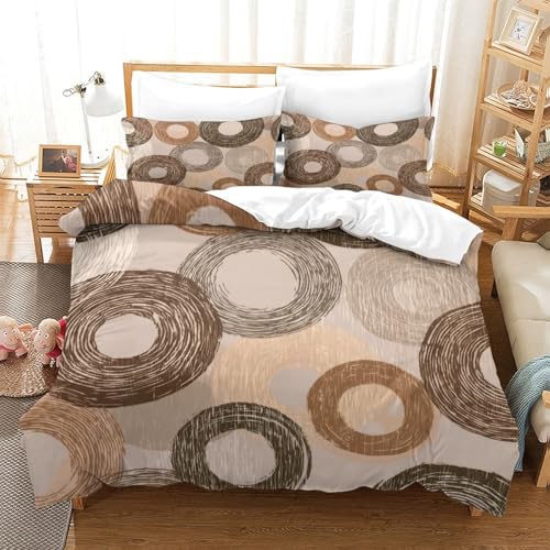 Housse de Couette Fermeture Éclair Circuit Imprimé 3D Microfibre Douce 200x200 - 3