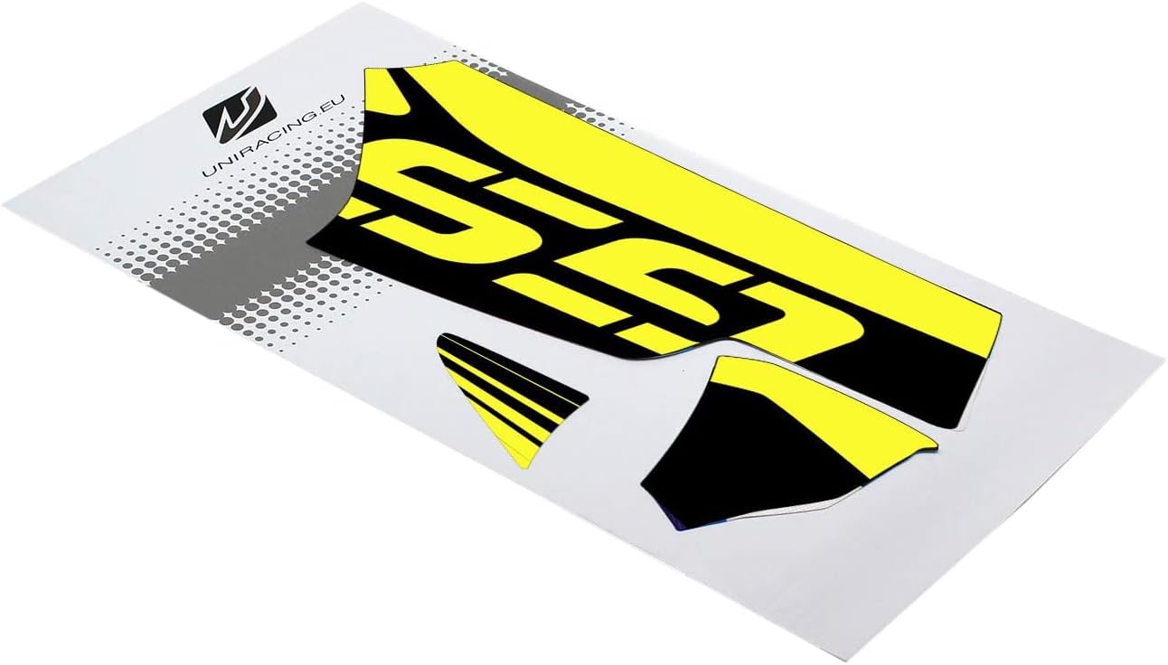 Decoration protection kit swingarm Uniracing BMW R1200GS LC '13-'18, R1200GS Adv. LC '14-'18, R1250GS-Adv., yellow