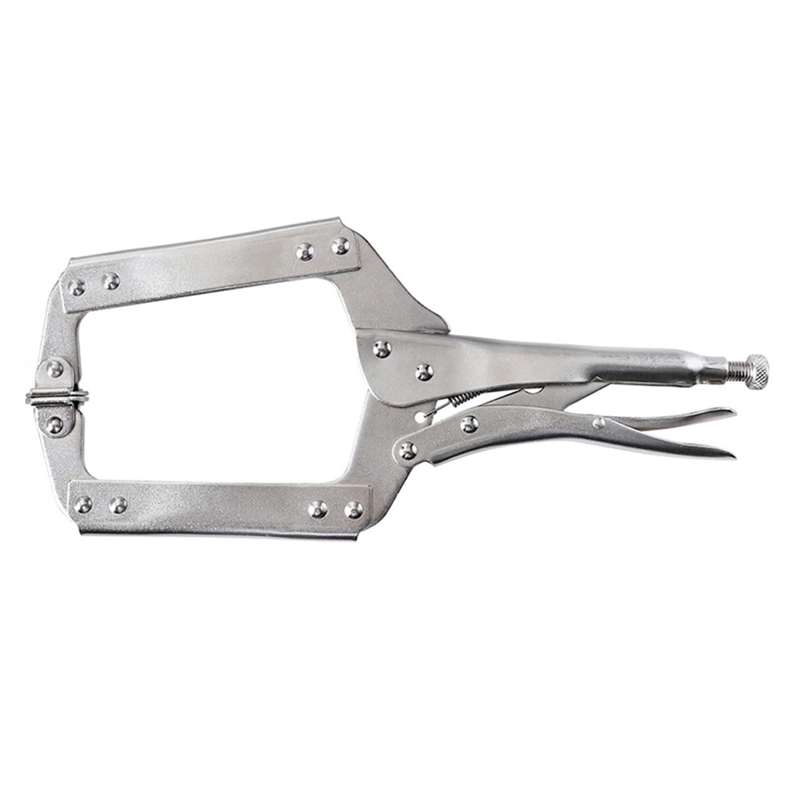 C-Clamp Locking Pliers with Swivels Pad Welding Clamps Vises Grip C Clamps Heavy Duty Pocket Hole Clamp Adjustable Plier