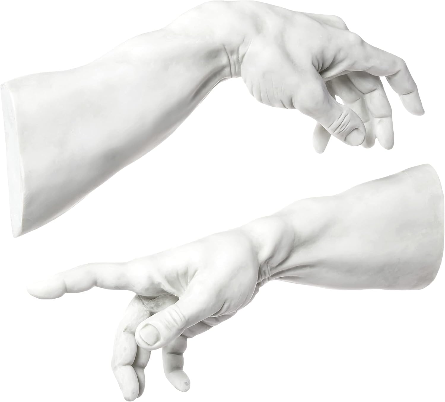 Design Toscano The Creation Wall Sculptures, Off White, 7.5x42x16.5 cm