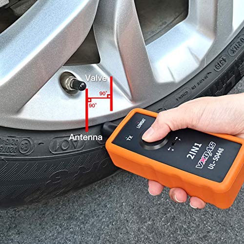 VXDAS TPMS Reset Sensor Relearn Tool Compatible For Ford Mazda,Tire Pressure Monitor Sensor Programming Training Activation Tool TPMS19 Transmitter For Ford Lincoln Mercury Vehicles (8C2Z-1A203-A