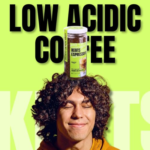 Image of Kents Coffee Espresso X Dark Roast Instant Coffee | 100% Arabica beans| No Sugar, No Chicory | LOW ACIDIC COFFEE | Perfect for Strong Milk & Black Coffee & Pre-Workout | Serve 90 Cups (100g)