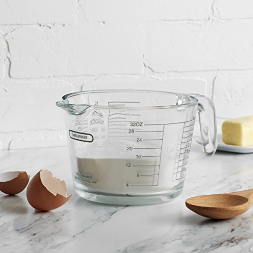 Farberware 4-Cup Borosilicate Glass Wet and Dry Measuring Cup with Oversized Measurements, Clear by Farberware - Image 2