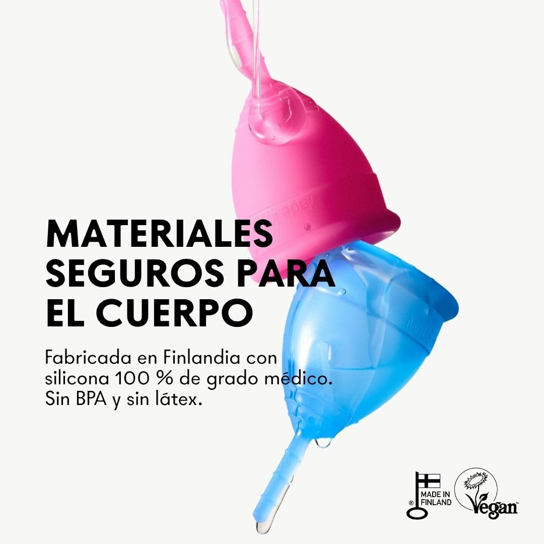 Lunette Copa Menstrual – Copa Menstrual Reutilizable – Silicona de Grado Médico Sin BPA – Hasta 12 Horas de Comodidad – Alternativa al Tampón Reutilizable Hasta 10 Años, Tamaño 1 Clear