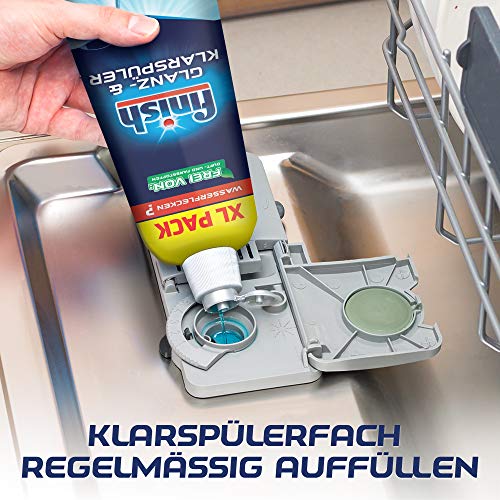 Finish Glanz- & Klarspüler – Für strahlendes und trockeneres Geschirr ohne Wasserflecken – Megapack mit 1 x 750 ml - Image 4
