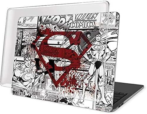 Skinit Case + Skin Compatible with MacBook Pro 16in (2019-20) - Officially Licensed Warner Bros Superman Comic Logo in Red Design