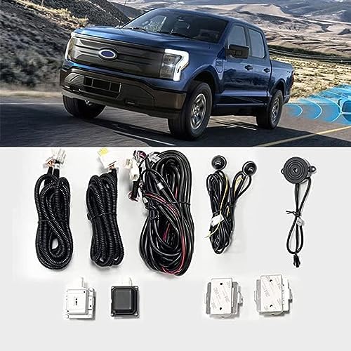 BY-J Car Blind Spot Detection System, 24GHz Millimeter Wave Radar Sensor Blind Spot Monitoring System Kit, Universal Car SUVs Trucks RVs Lane Changing Warning with Reversing Radar Parking System