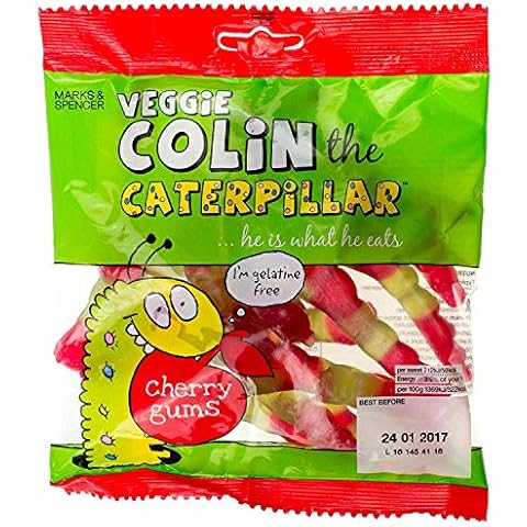 Marks & Spencer Veggie Colin The Caterpillar Cherry Gums Cover