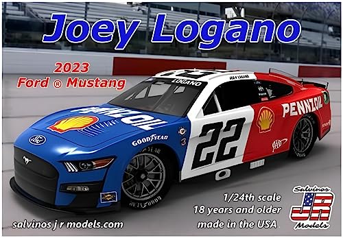 Salvinos JR Joey Logano 2023 Darlington Throwback 1:24 miniatura 2