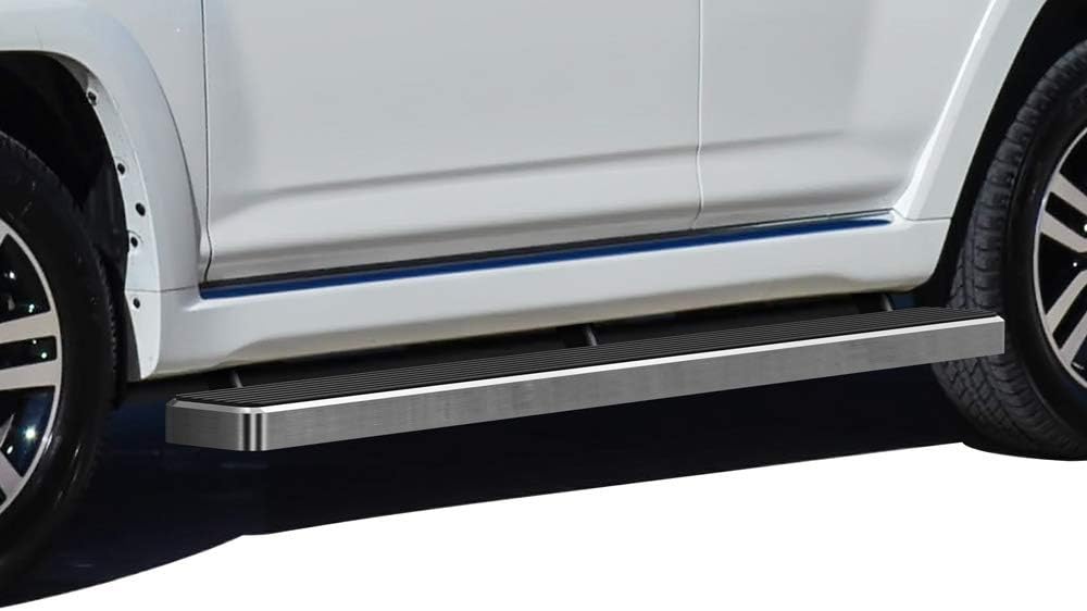 APS (Silver 6in 304 Stainless Steel) Running Boards Nerf Bars Side Steps Compatible with Toyota 4Runner 2010-2024 Limited Nightshade Edition & 19-24 TRD Sport & 10-13 SR5