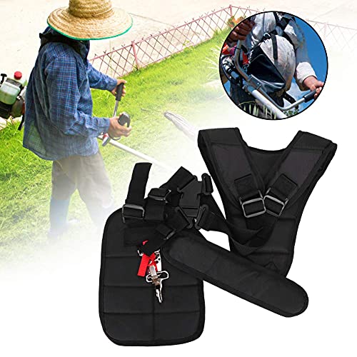 Alça confortável preta de ombro duplo, alça de ombro aparadora, alça de ombro dupla, cinto acolchoad