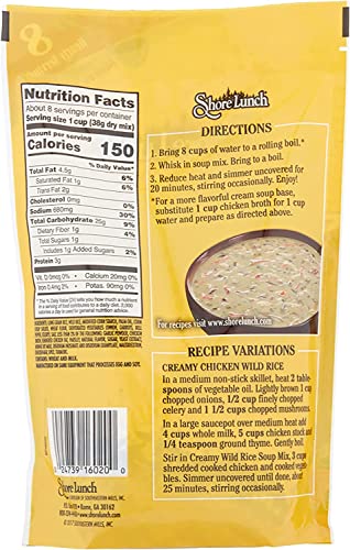 Shore Lunch Creamy Wild Rice Soup Mix - 10.8 Oz #TOP3
